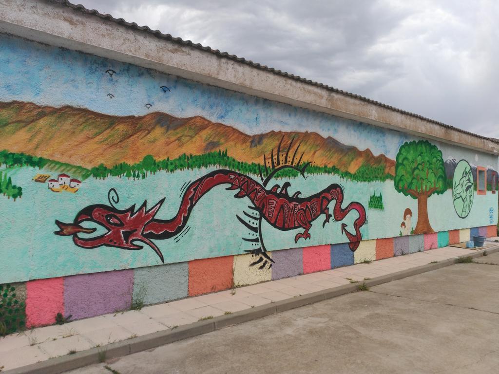 El Refugio Del Dragon Vandrarhem Arcones Exteriör bild